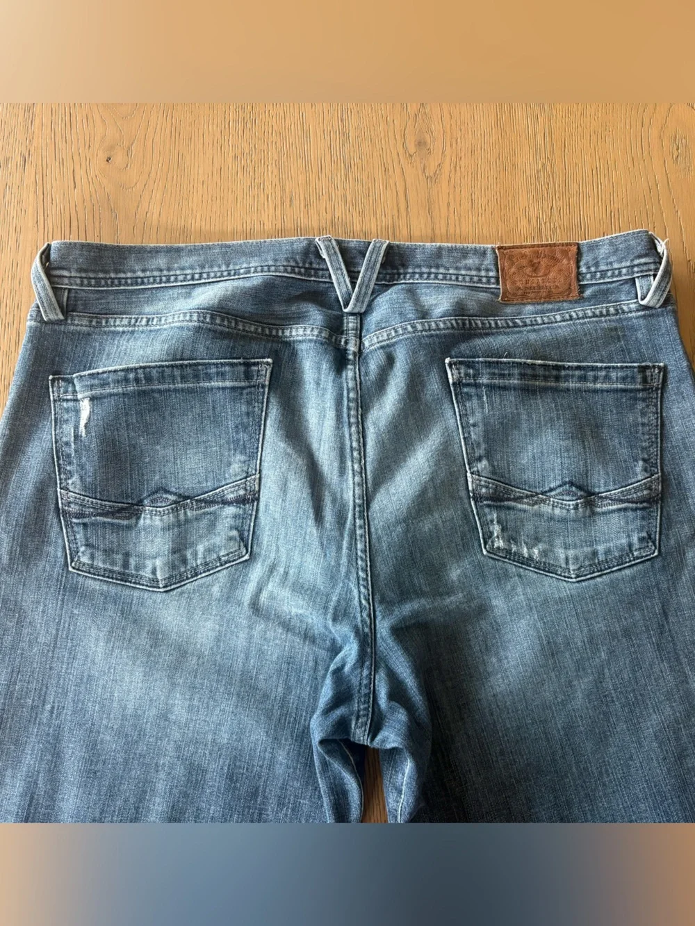 Lucky Brand 221 Original Straight Jeans Men’s 38 Blue Stretch Denim